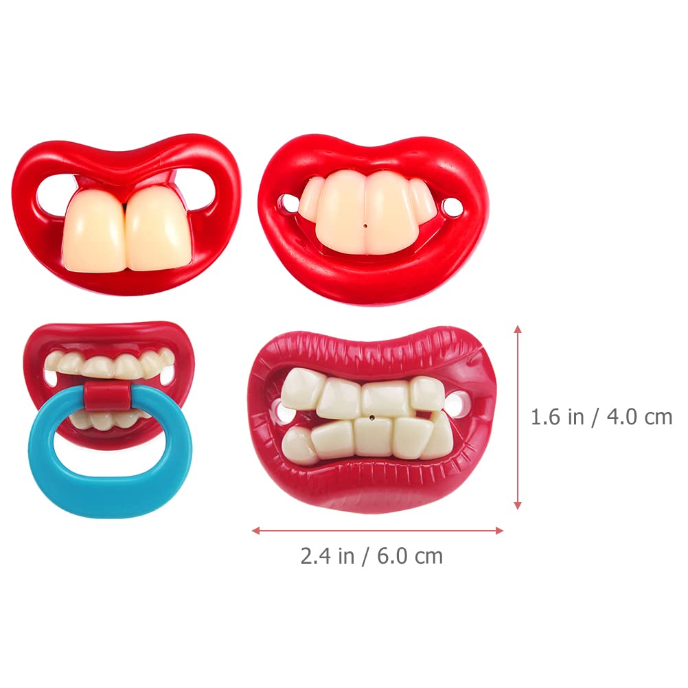 LUOZZY funny baby pacifier design for easier gripping by infants