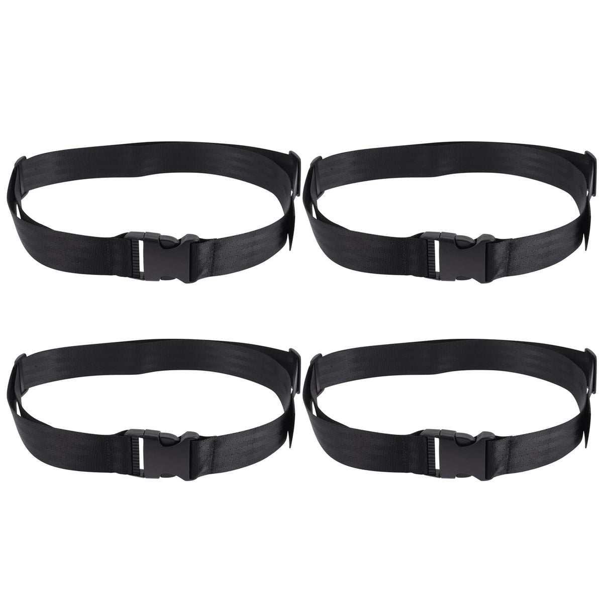 LUOZZY high chair straps 2-point buckle provides secure, adjustable fit for worry-free meals.