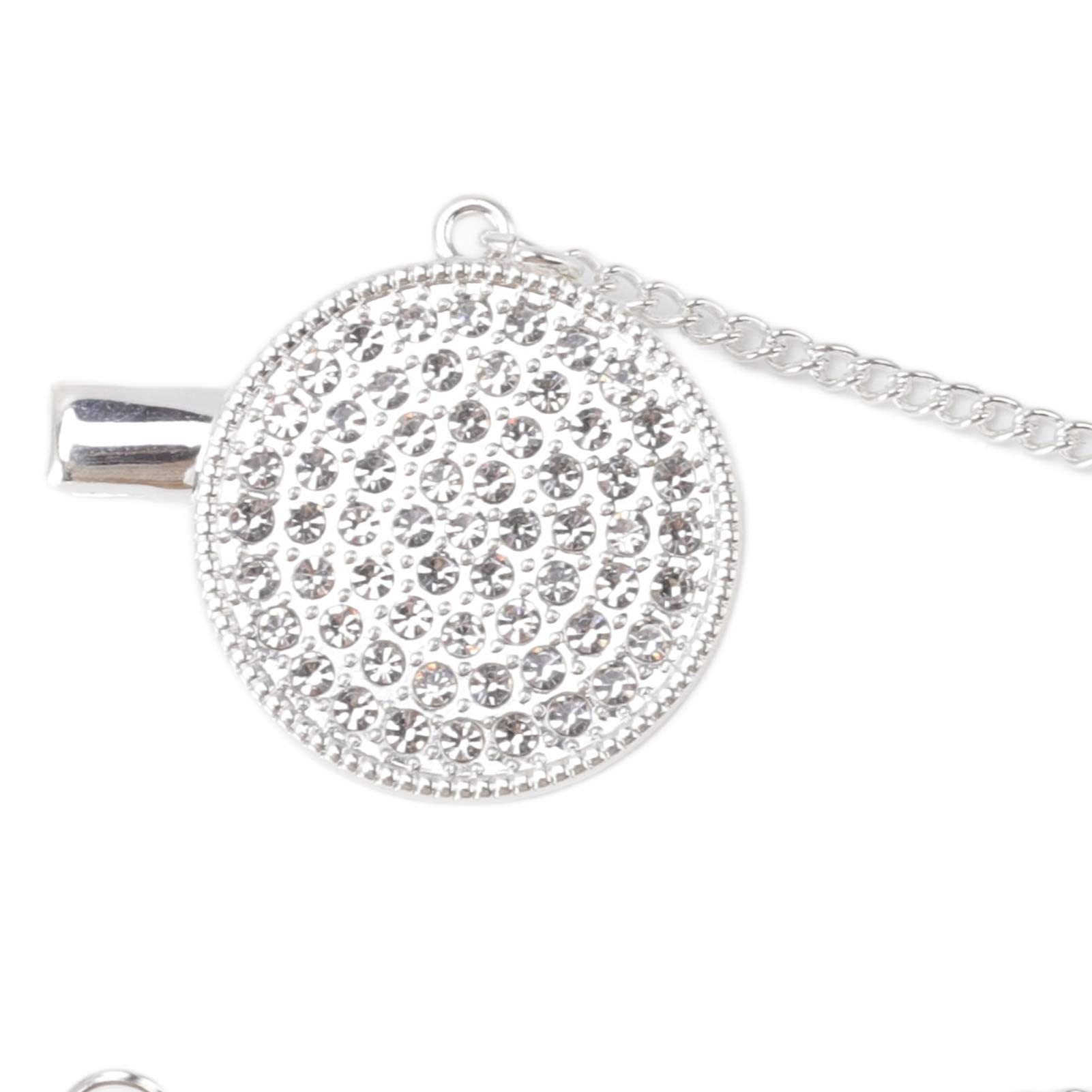 Luqeeg bling pacifier newborn gift set shown in blue.