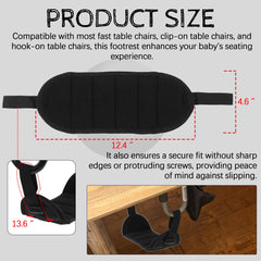 LuQiBabe compatibility clip-on table-chair closeup highlights stable attachment for safe feeding.
