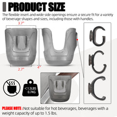 LuQiBabe cup holder clip demonstrates easy-on-the-frame installation for Vista V2.