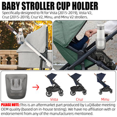 LuQiBabe on-the-go use shows compatibility with sippy cups to travel mugs.