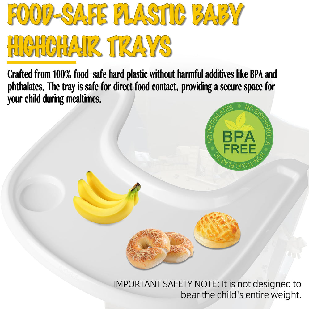 LuQiBabe tray easy install and removable for quick snack times and cleanup.