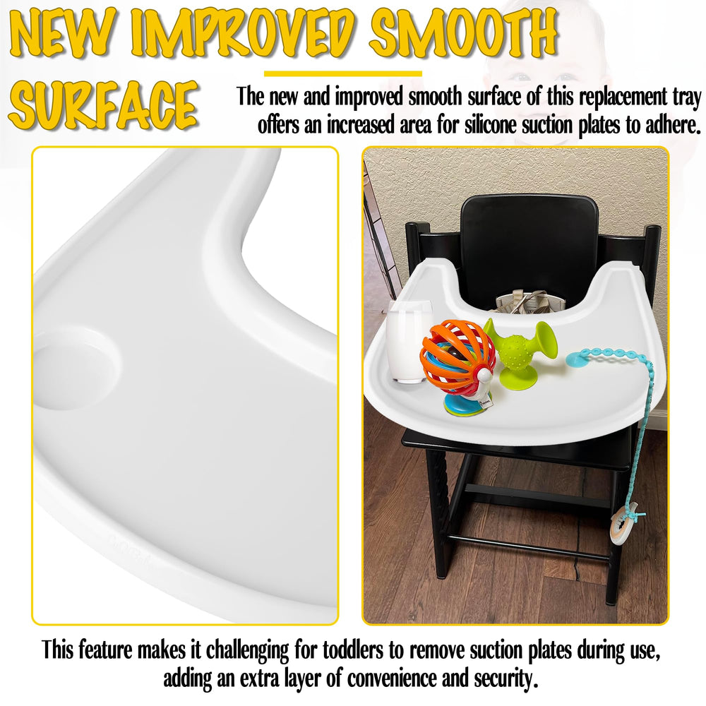 LuQiBabe tray made from food-safe plastic for direct-food contact with peace of mind.