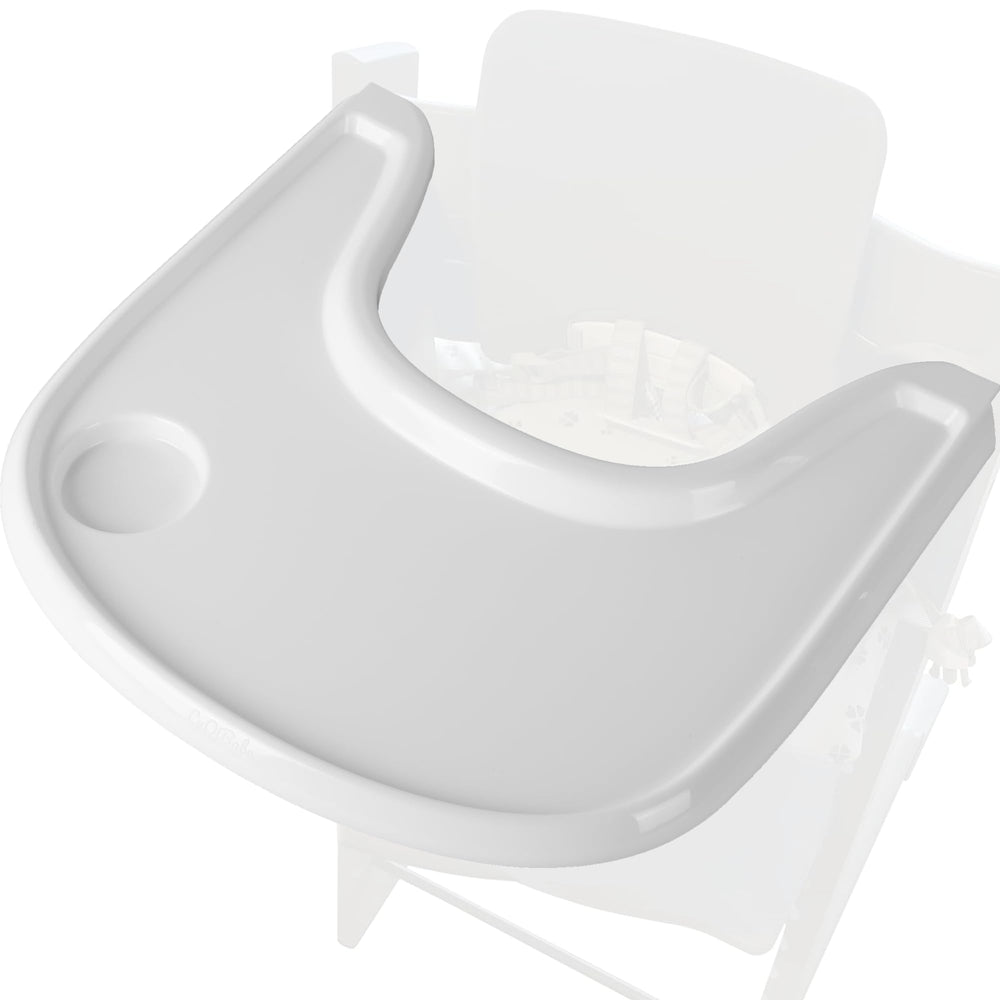 LuQiBabe Tripp Trapp tray smooth surface promotes easy cleaning and secure plate adhesion.