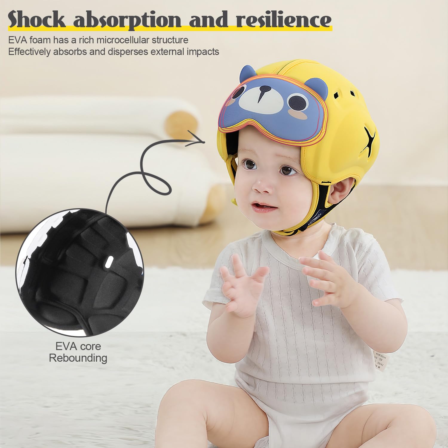 Lurui size range 40-52 cm — adjustable for growing babies.