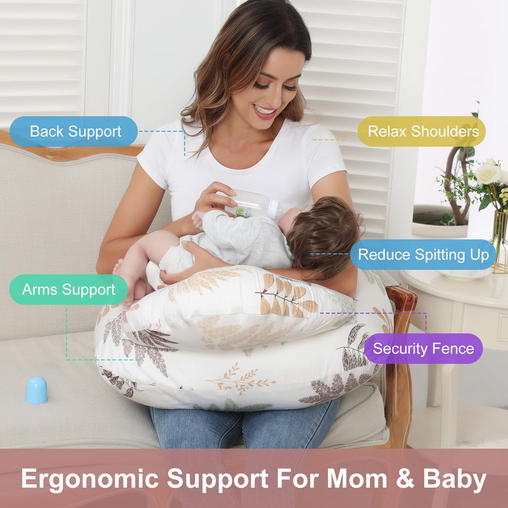 Lurui nursing pillow adjustable waistband helps secure a close ergonomic nursing position