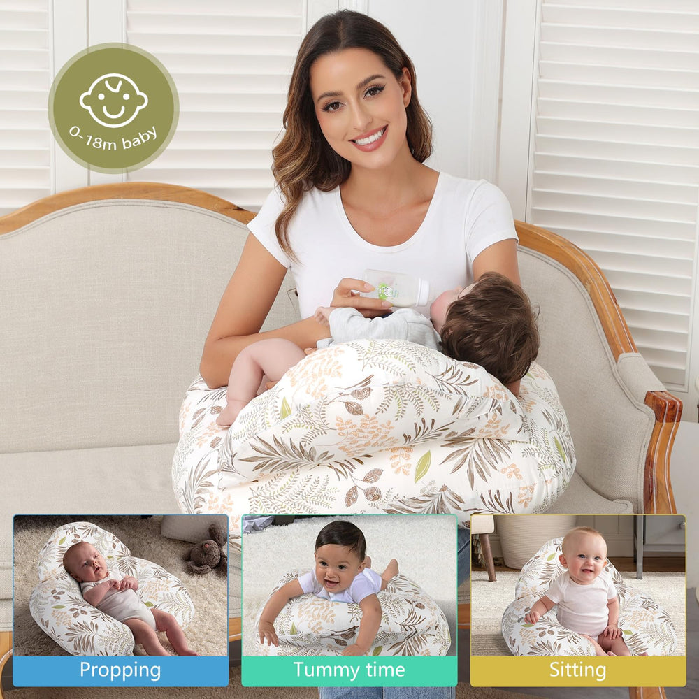 Lurui Nursing Pillow Multi-Use supports feeding, tummy time, and early sitting.