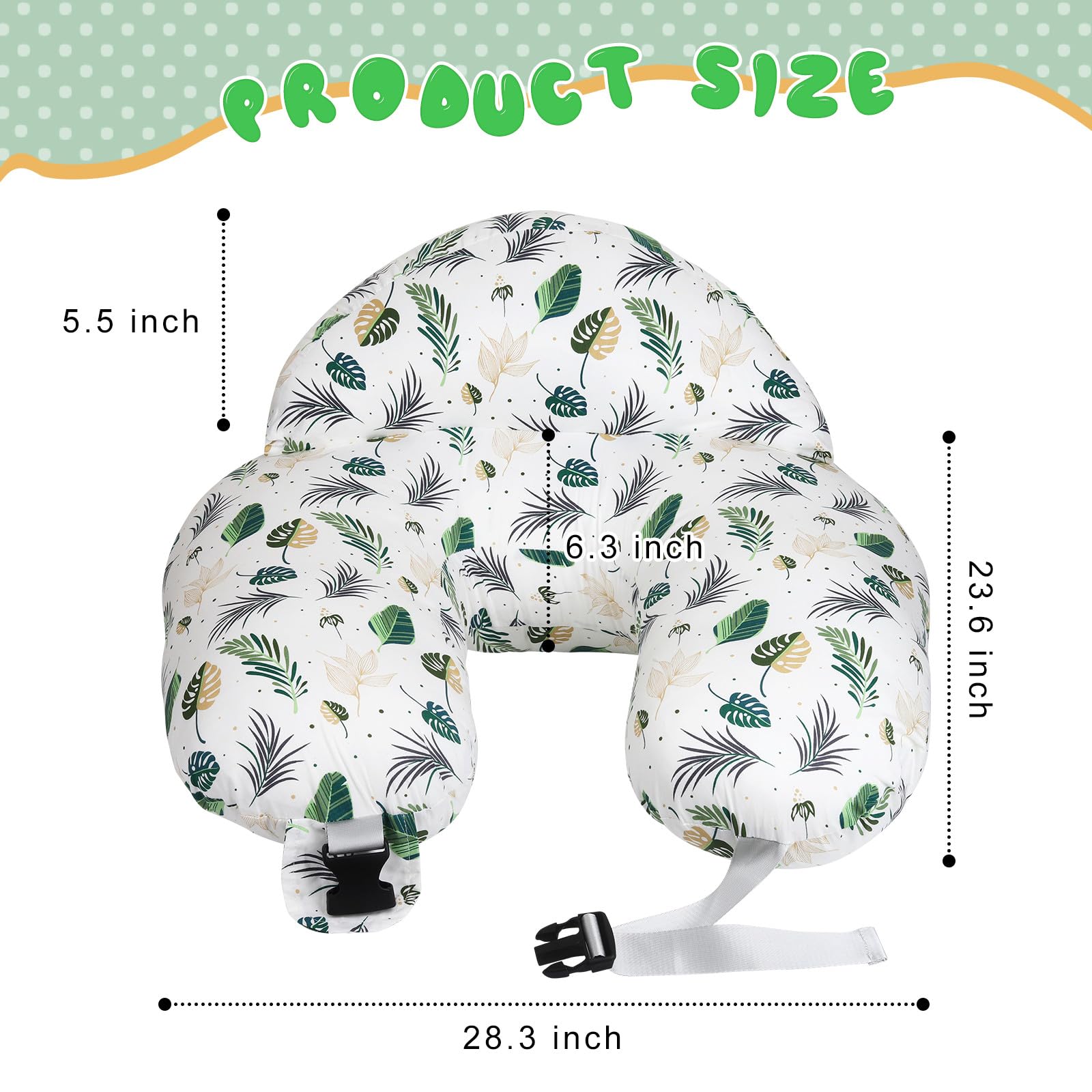 Lurui nursing pillow toddler support from 9 months helps comfort
