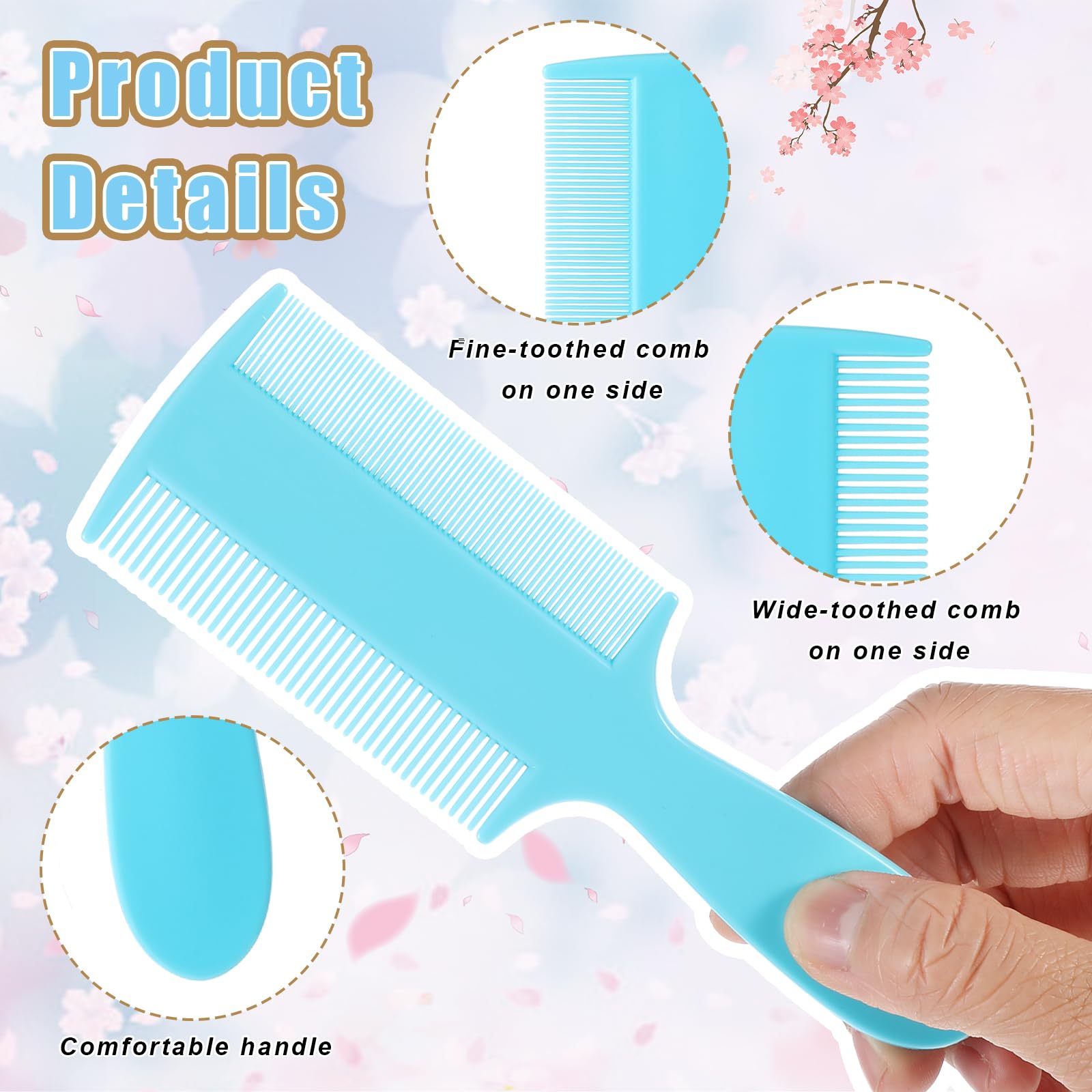 Lusofie grooming in use on a pet with the double-sided teeth and handle.