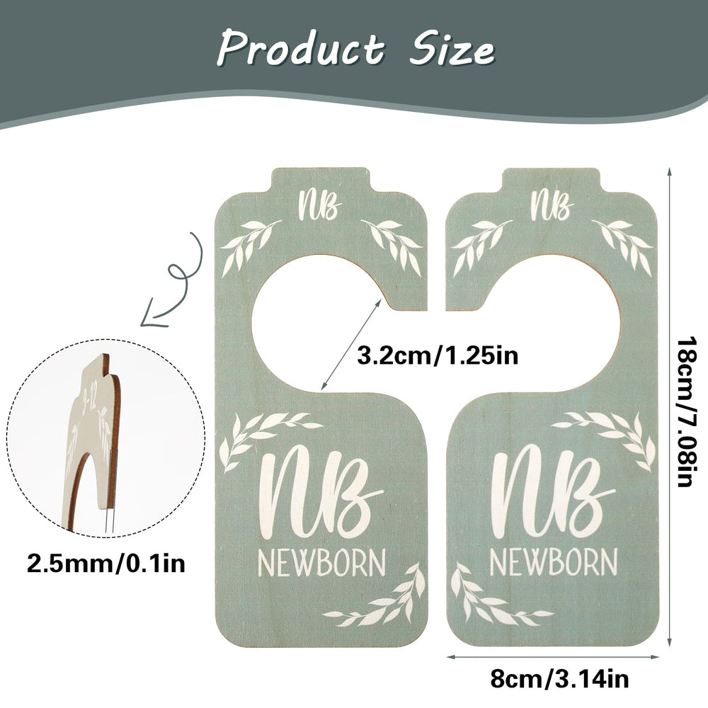 Lusofie double-sided label design helps quickly sort clothes by size.