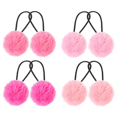 Lusofie pom-pom hair ties in eight colors for easy outfits