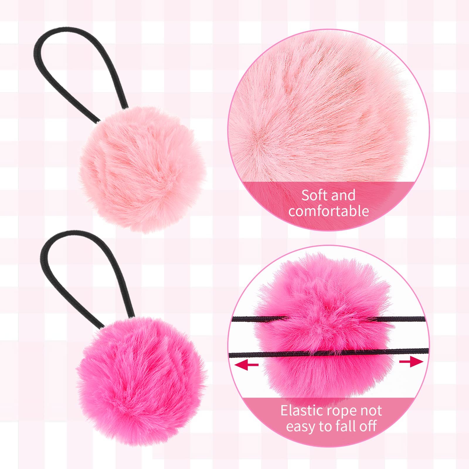 Lusofie pom-pom hair ties gift-ready packaging for baby showers