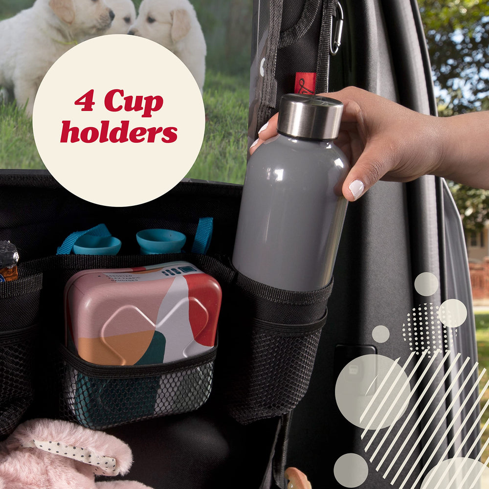 Lusso Gear backseat organizer wipe-clean surface for quick tidying after trips