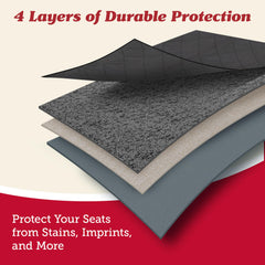 Lusso Gear adjustable straps installation demonstrates secure car seat protection.