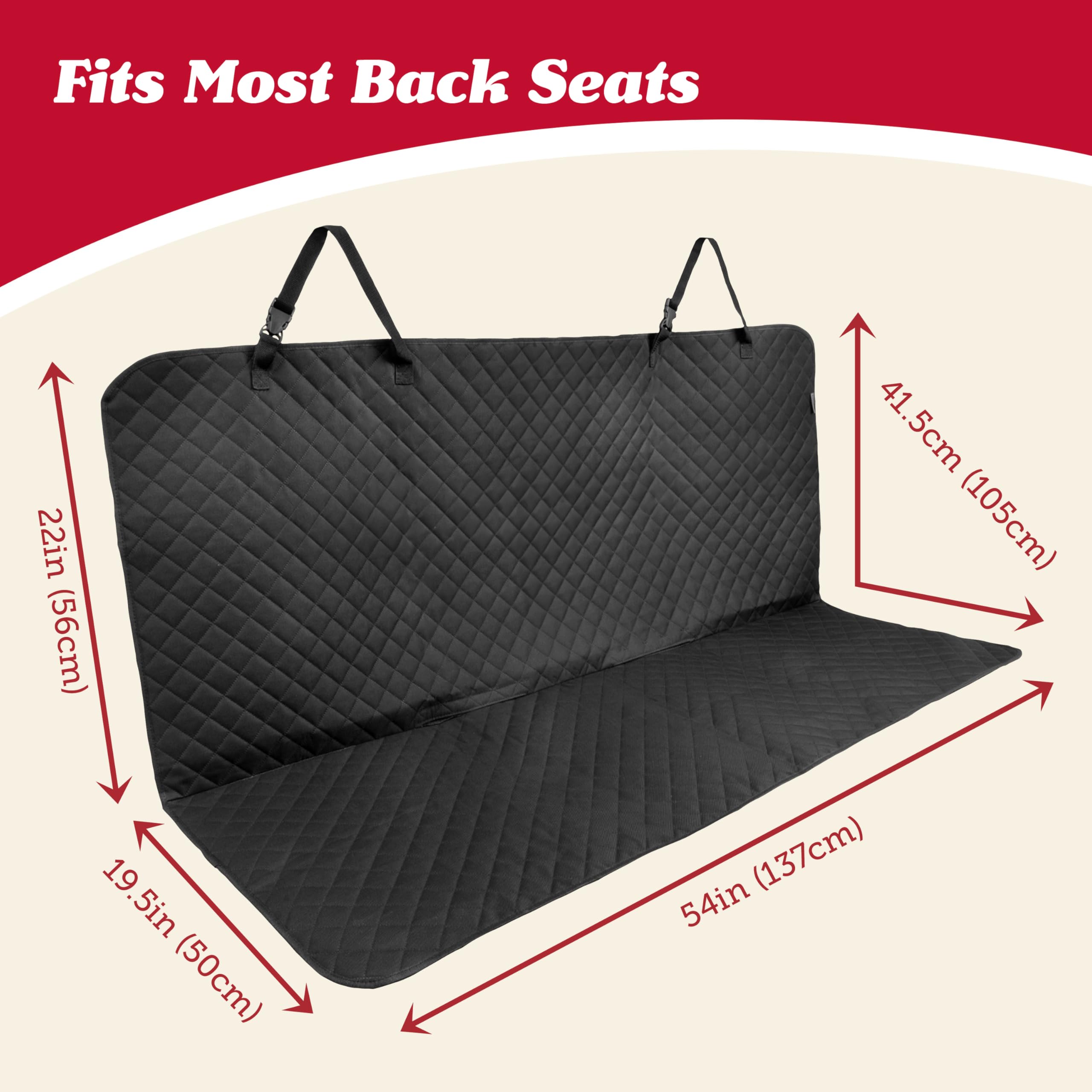 Lusso Gear dog seat cover use keeps seats fur-free during rides.