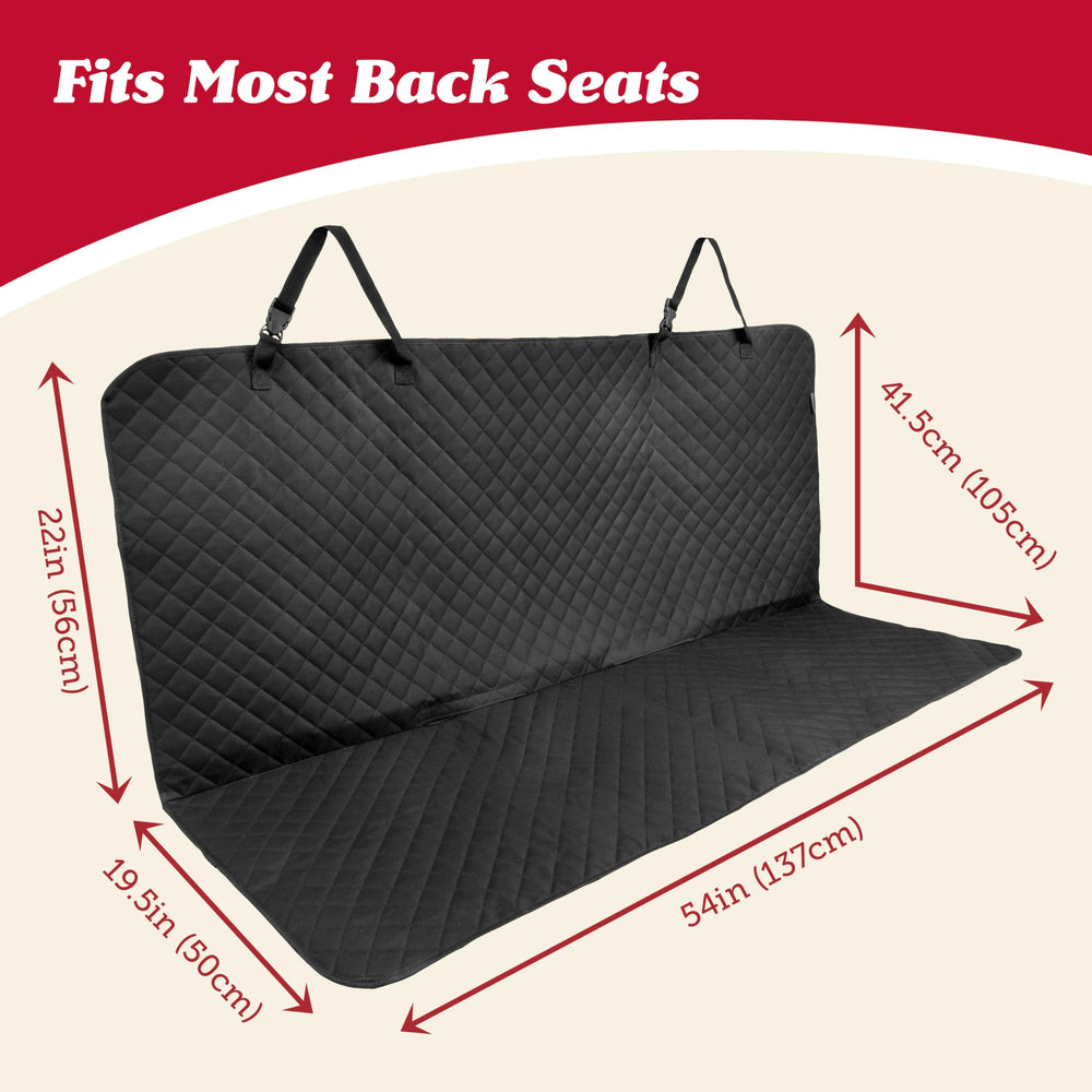 Lusso Gear dog seat cover use keeps seats fur-free during rides.