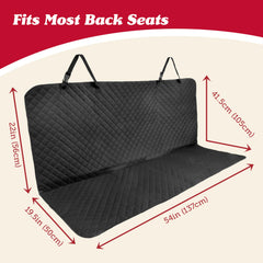 Lusso Gear dog seat cover use keeps seats fur-free during rides.