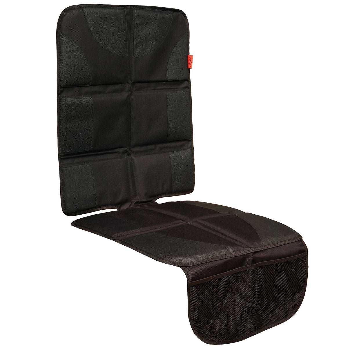 Lusso Gear car seat protector with thick padding shields seats during daily car trips