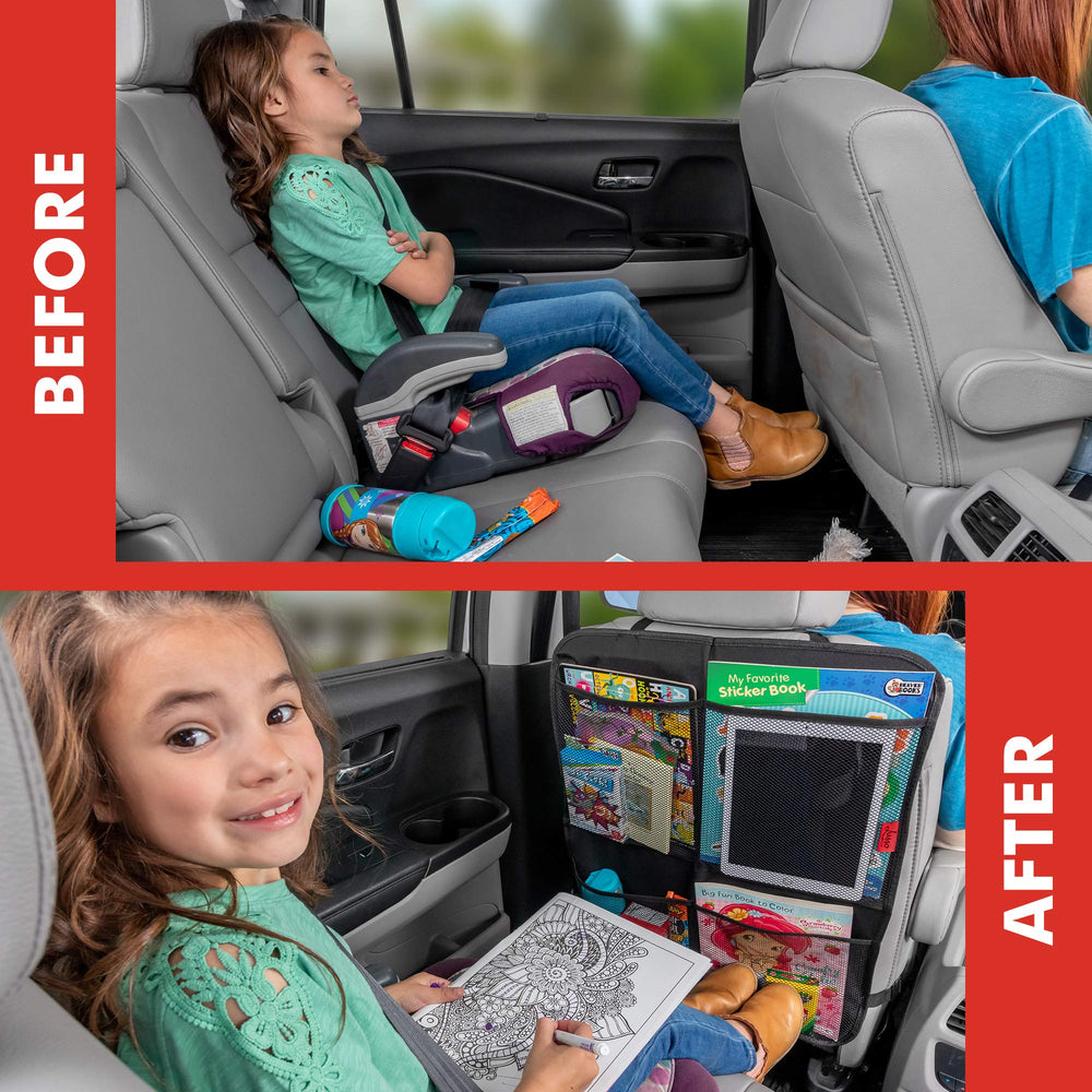 Lusso Gear kick mats waterproof fabric guards seats from spills