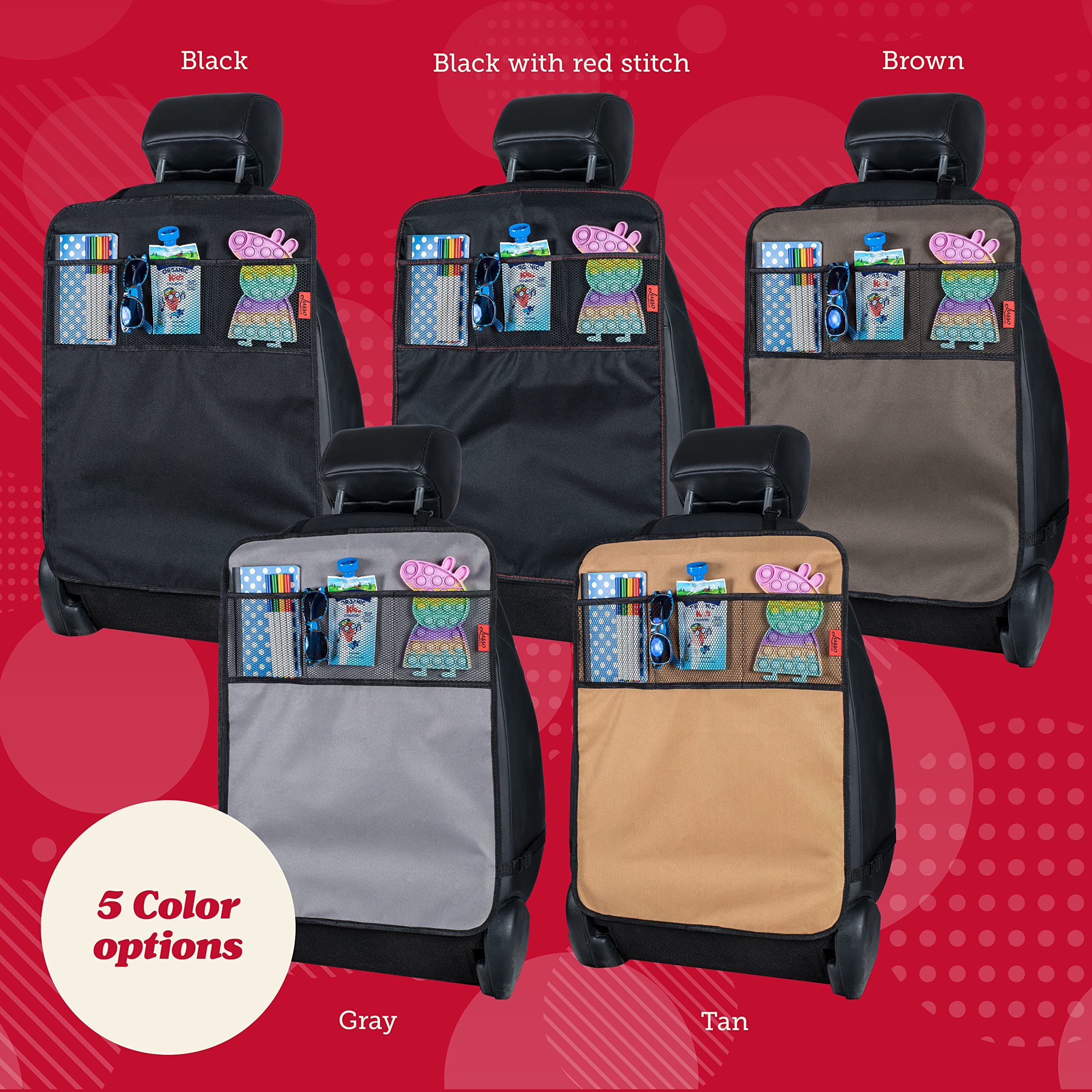 Lusso Gear kid-mess protection keeps car interiors cleaner on family trips