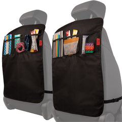 Lusso Gear seat back protector cover in black shields upholstery from mud and spills