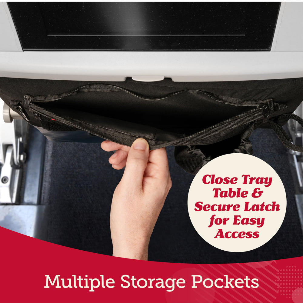 Lusso Gear tray cover machine-washable makes cleanup quick after meals.