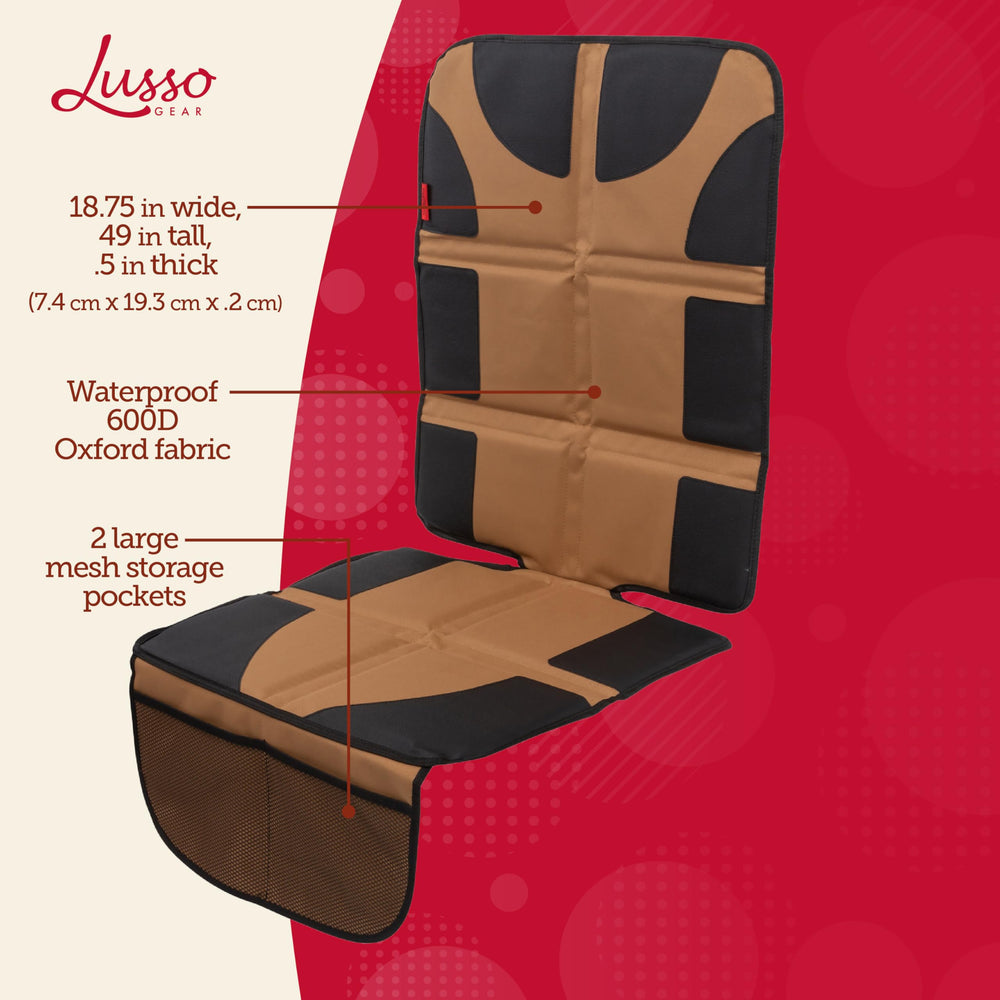 Lusso Gear universal fit adjustable straps secure in most vehicles