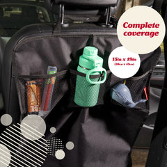 Lusso Gear waterproof backseat cover protects from spills while preserving a clean look