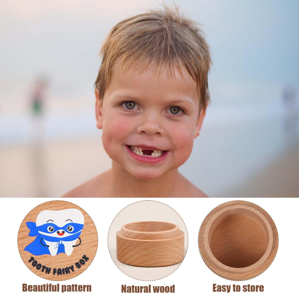 LUTER Beech wood tooth fairy box is durable and easy to clean.