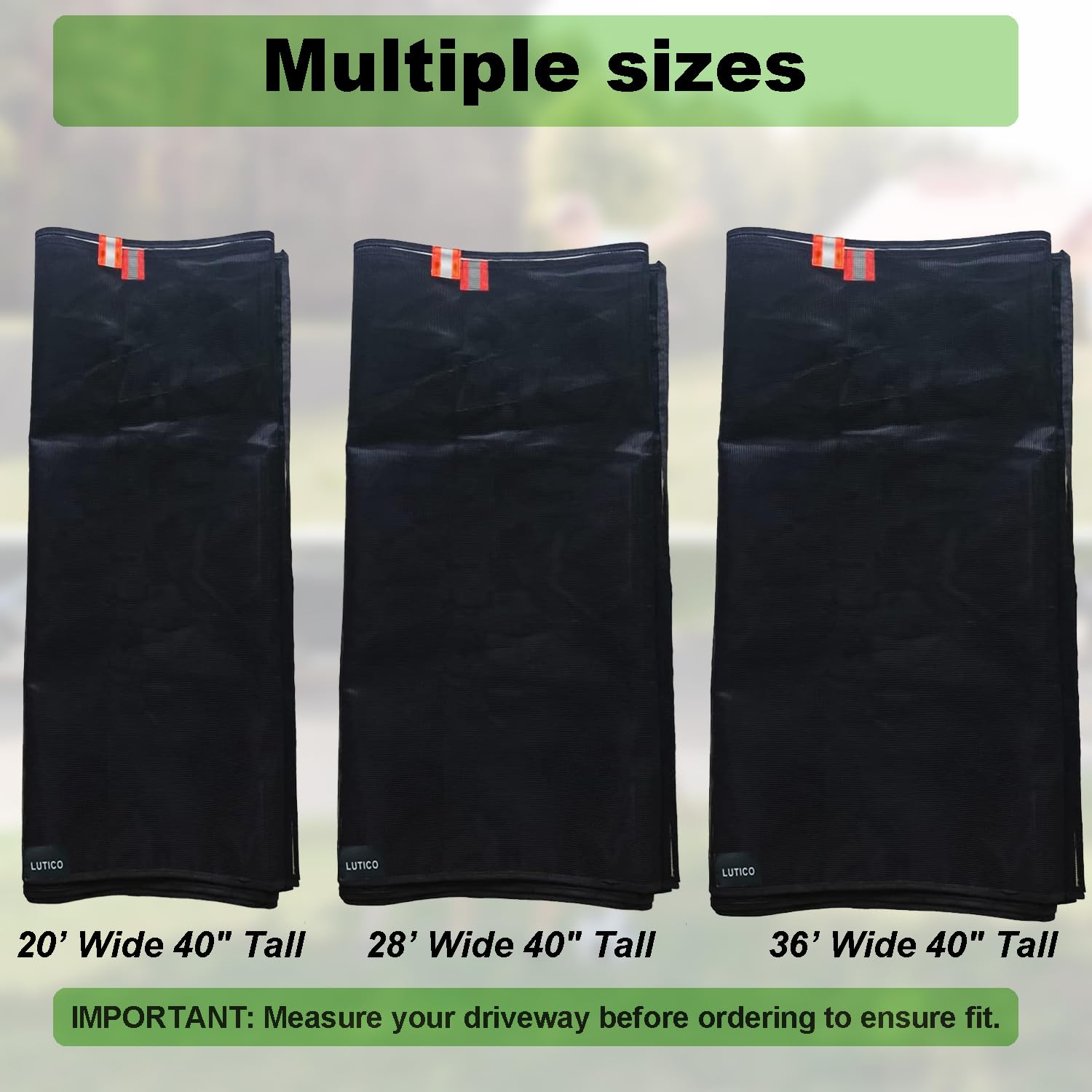 LUTICO Driveway Net ground spikes for stable anchoring on soft surfaces