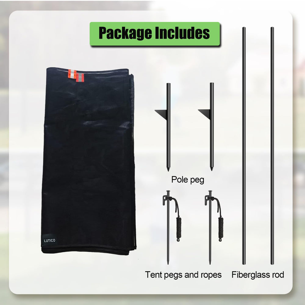 LUTICO Driveway Net reinforced polyester material emphasizes durability