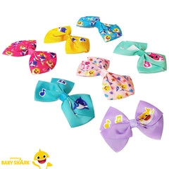 LUV HER Baby Shark bows in multiple colors for versatile daily outfits.