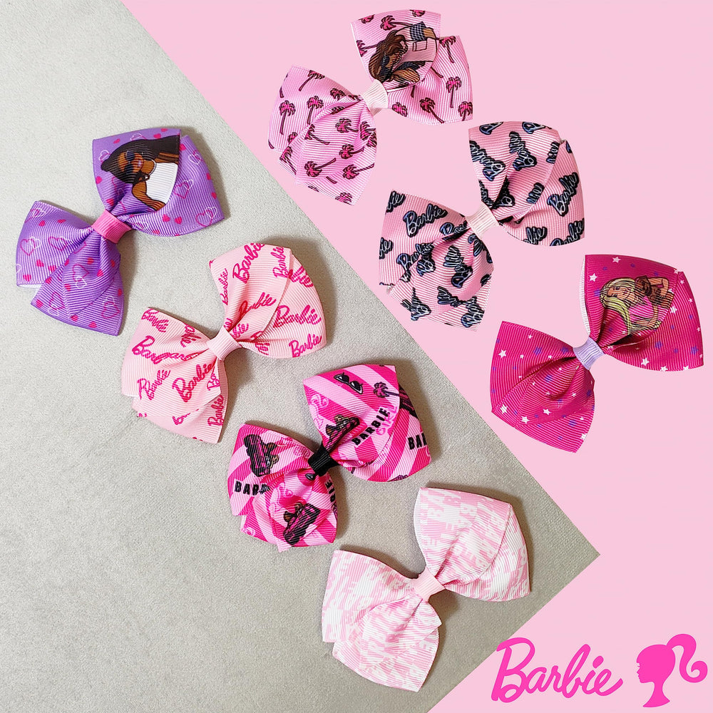 Luv Her Barbie bows in hair during playdates ensure tidy, charming looks.