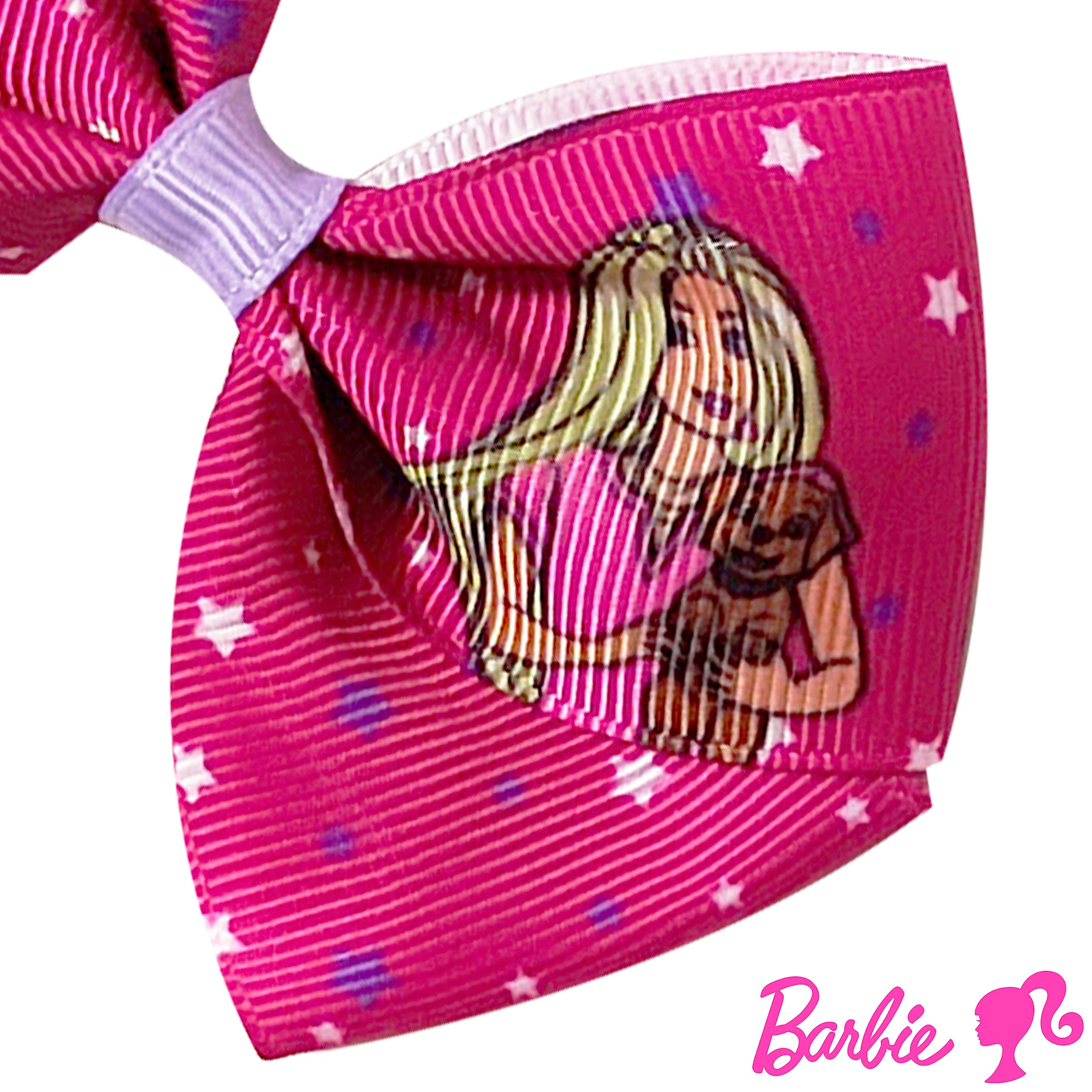 Luv Her Barbie bows multi-color set enhances playful hairstyles with secure hold.