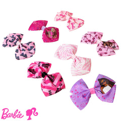 Luv Her Barbie bows close-up shows non-slip clips for comfortable all-day wear.