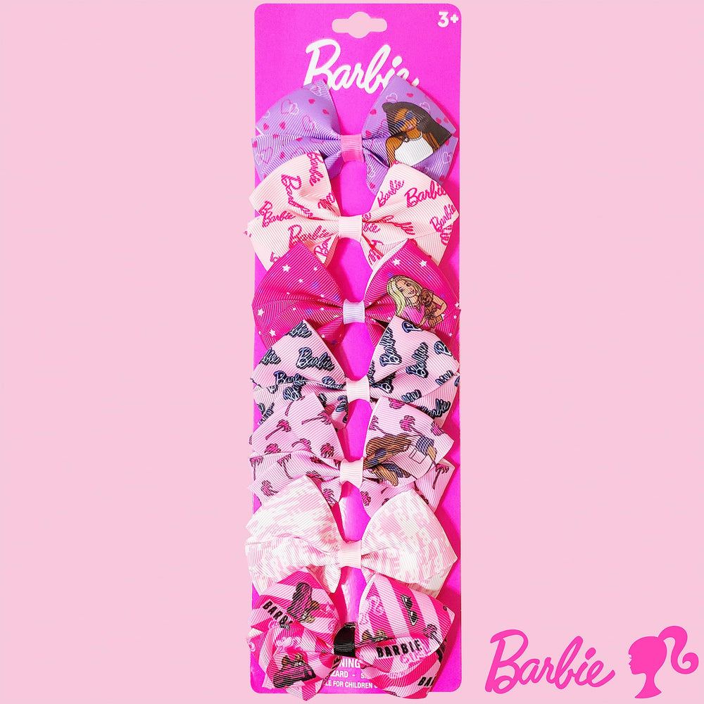 Luv Her Barbie bows celebrate princess style for ages 3 and up.