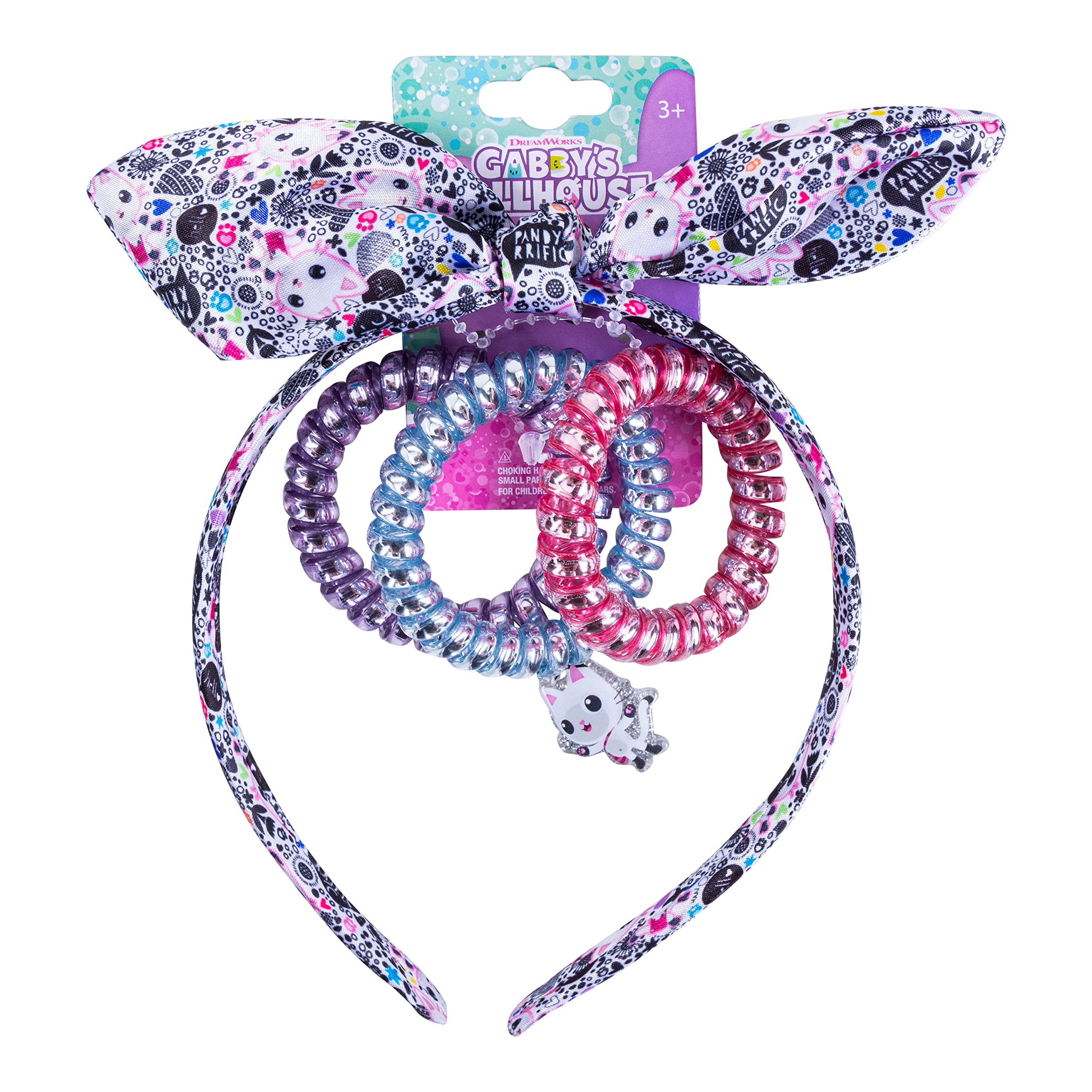 LUV HER Gabby's Dollhouse top knot headbands offer secure fit and playful style.