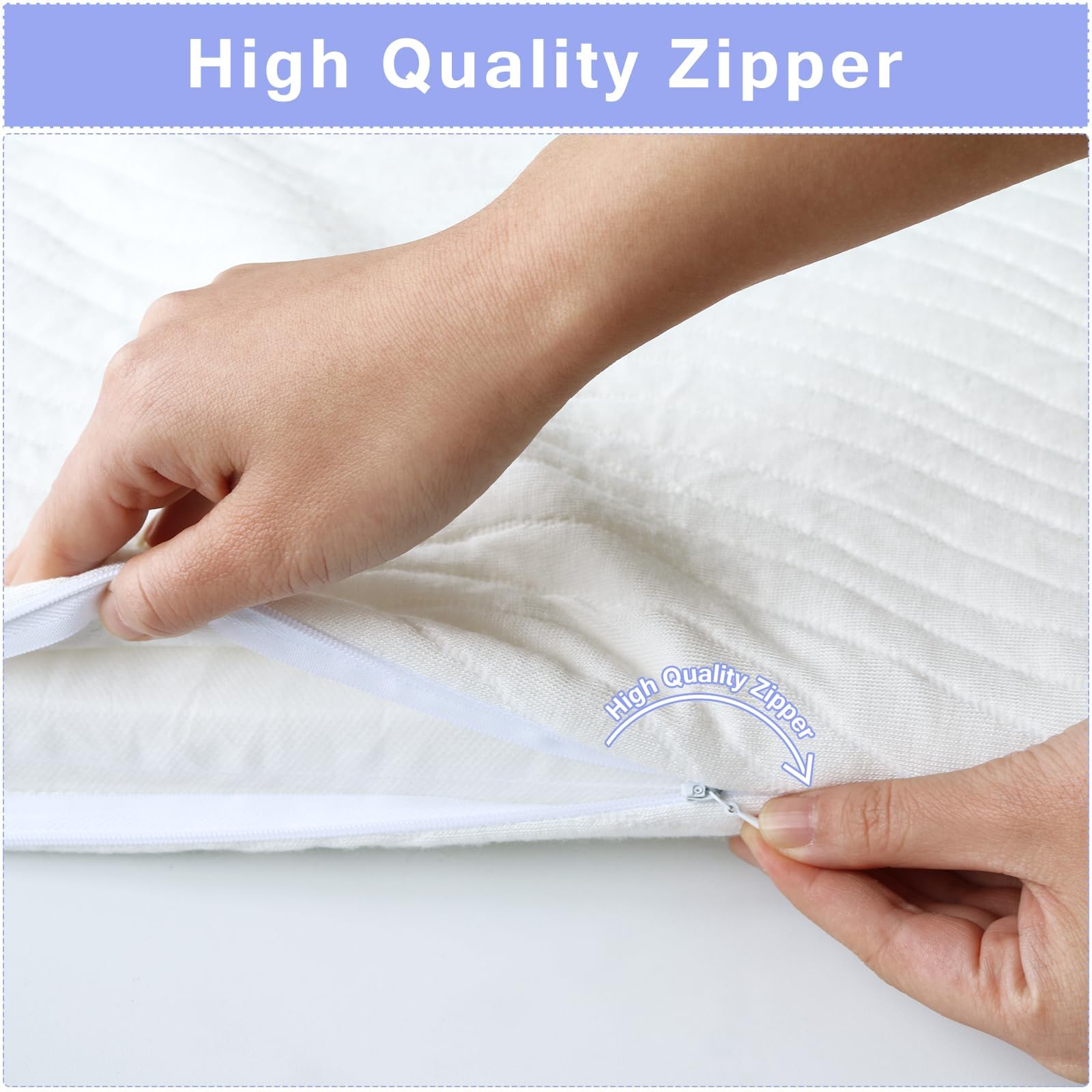 Luv4babe waterproof membrane close-up shows spill resistance for nighttime accidents.