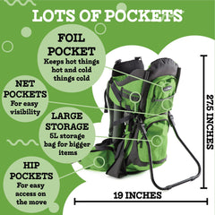 Luvdbaby hiking baby carrier adjustable straps and load-bearing belt support growing toddlers.