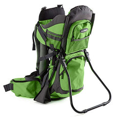 Luvdbaby hiking baby carrier pockets with insulated bottle pocket for on-the-go feeds.