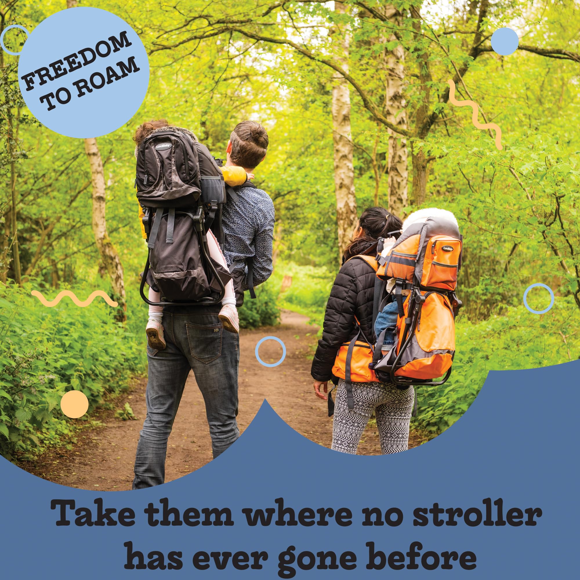 Luvdbaby insulated bottle pocket keeps drinks warm on the trail.