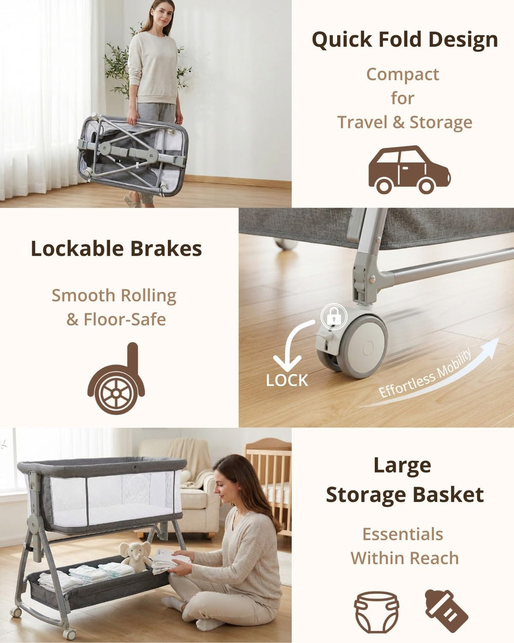 Luvkixen night nursing tilt mode supports easier night feeds.