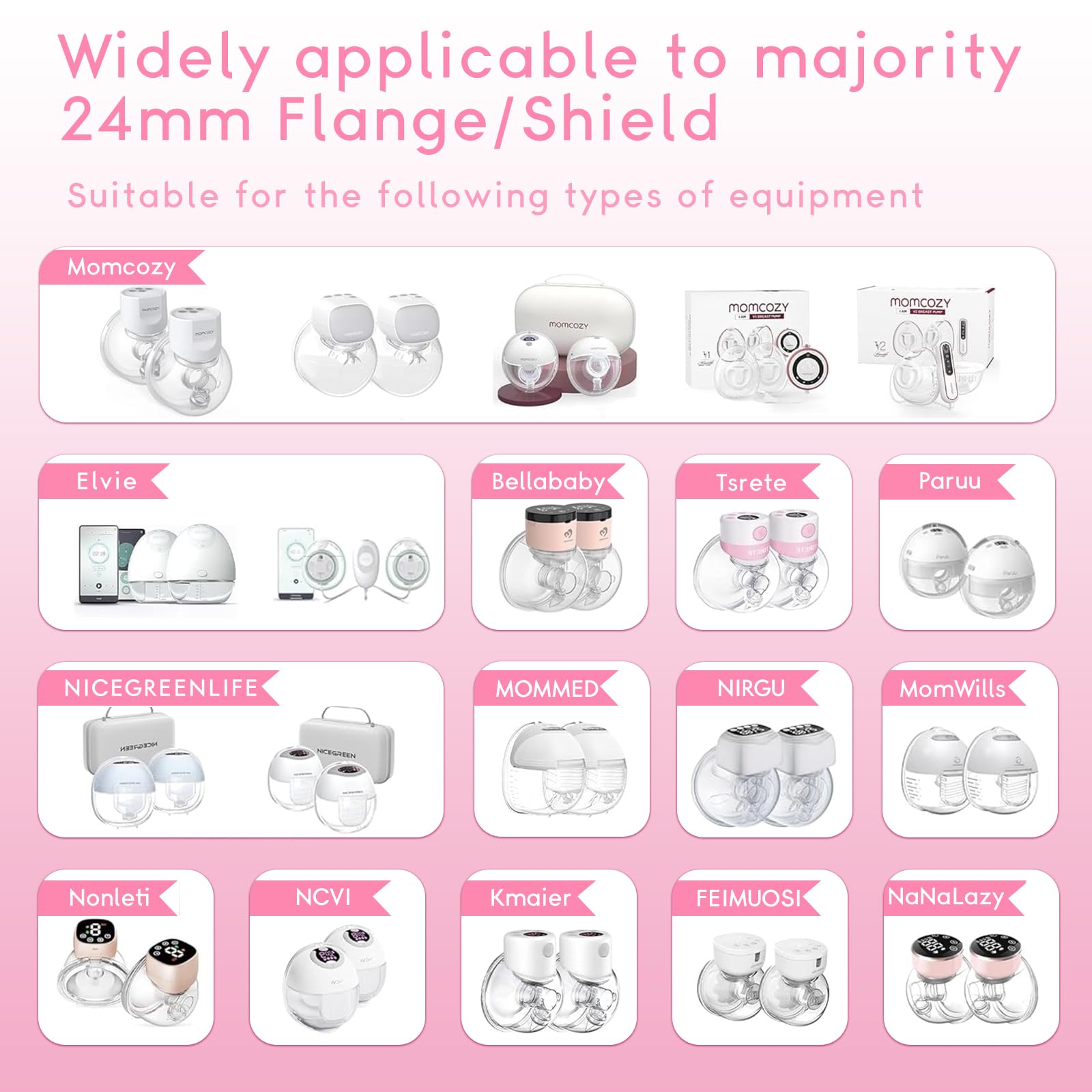 Luxemum flange inserts 17mm closeup supports optimized expression during varied feeding stages