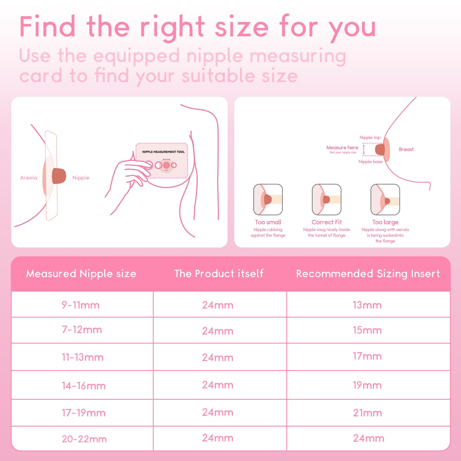 Luxemum flange inserts compatibility with popular pumps for versatile wearable use