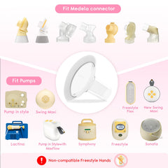 Luxemum 21mm oval soft flange side view showcases soft silicone rim for daily comfort.