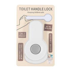 LuxeVib toilet lock on lever enables safe exploration with one-handed operation.