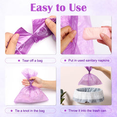 Luxiv odor-reducing bags help keep bathrooms clean and fresh.