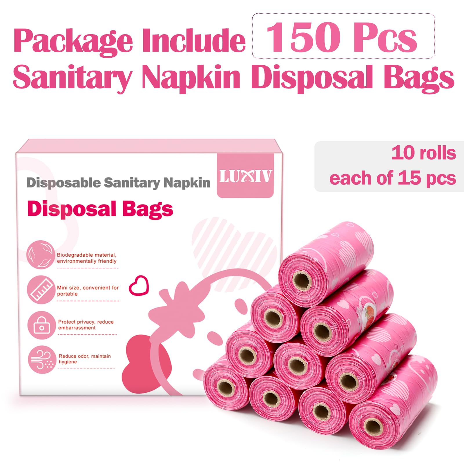 Luxiv outdoor travel disposal bags suitable for trips