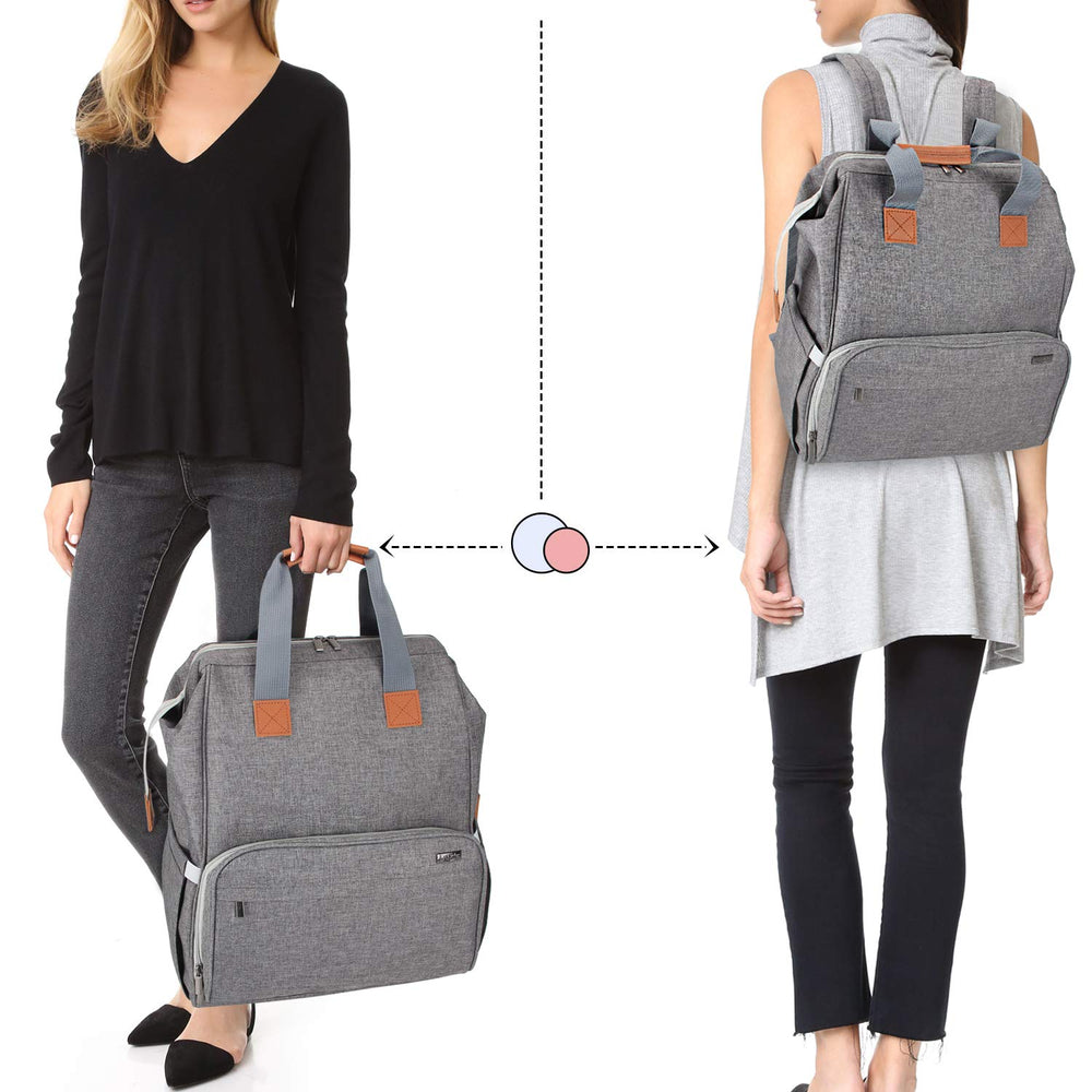 LUXJA breast pump bag dimensions 14 by 7.5 by 16.5 inches.